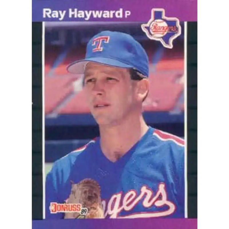 1989 Donruss #521 Ray Hayward DP NM-MT Texas Rangers Baseball Card - Baseball Card Single