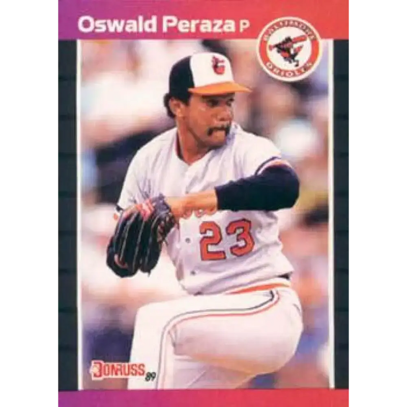 1989 Donruss #524 Oswaldo Peraza DP NM-MT Baltimore Orioles Baseball Card - Baseball Card Single