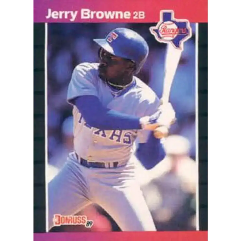 1989 Donruss #529 Jerry Browne DP NM-MT Texas Rangers Baseball Card - Baseball Card Single