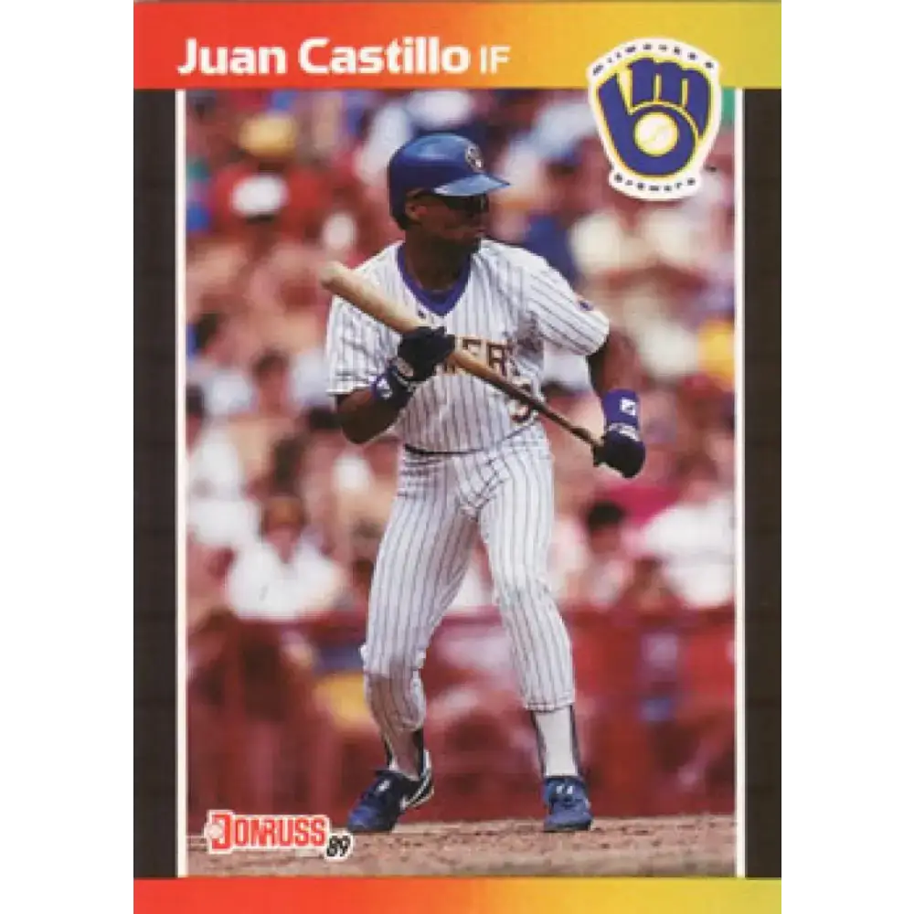 1989 Donruss #530 Juan Castillo DP NM-MT Milwaukee Brewers Baseball Card