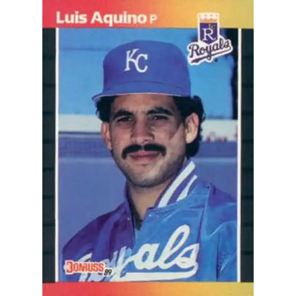 1989 Donruss #534 Luis Aquino DP NM-MT Kansas City Royals Baseball Card