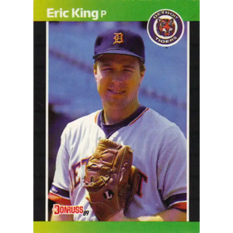 1989 Donruss #535 Eric King DP NM-MT Detroit Tigers Baseball Card - Baseball Card Single