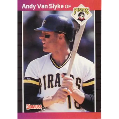 1989 Donruss #54 Andy Van Slyke NM-MT Pittsburgh Pirates Baseball Card