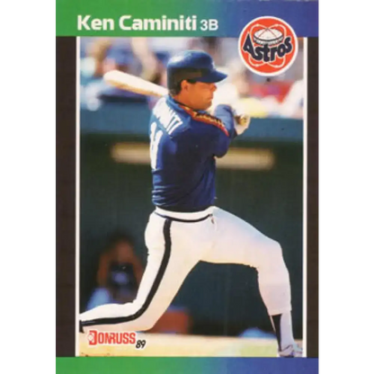 1989 Donruss #542 Ken Caminiti DP NM-MT Houston Astros Baseball Card
