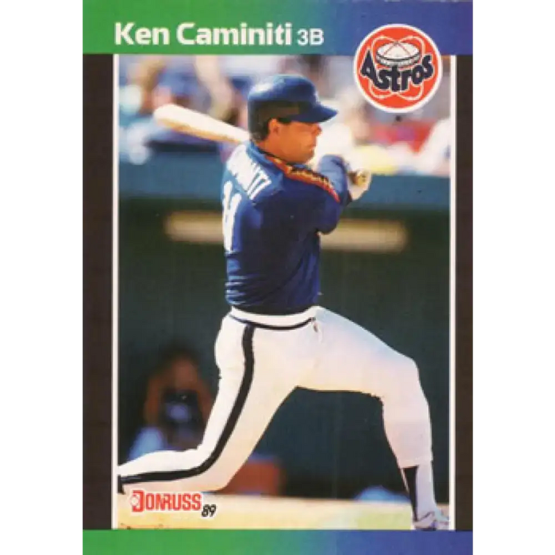 1989 Donruss #542 Ken Caminiti DP NM-MT Houston Astros Baseball Card - Baseball Card Single