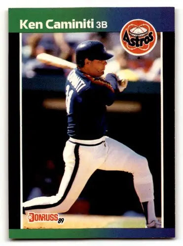 1989 Donruss #542 Ken Caminiti Houston Astros Baseball Cards EX/NM ID:59121 - Baseball Card Single