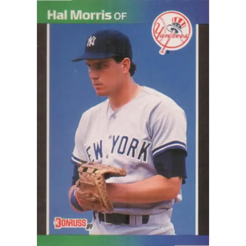 1989 Donruss #545 Hal Morris DP NM-MT RC Rookie New York Yankees Baseball Card - Baseball Card Single