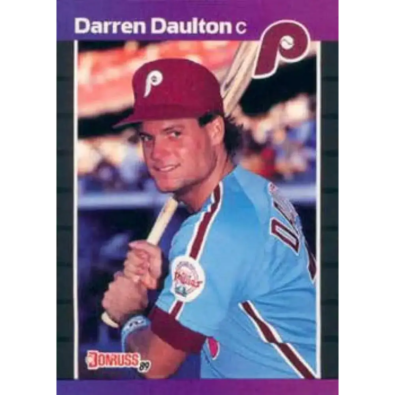 1989 Donruss #549 Darren Daulton NM-MT Philadelphia Phillies Baseball Card - Baseball Card Single