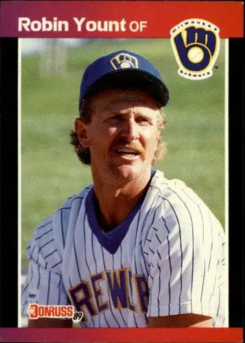 1989 Donruss #55 Robin Yount NM Near Mint Brewers - Baseball Card Single