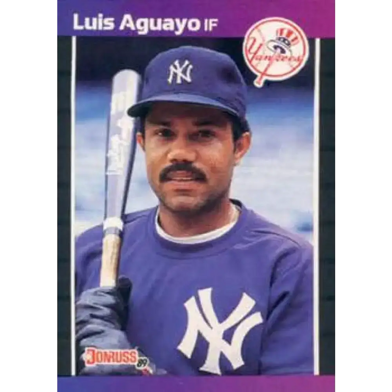 1989 Donruss #551 Luis Aguayo DP NM-MT New York Yankees Baseball Card - Baseball Card Single