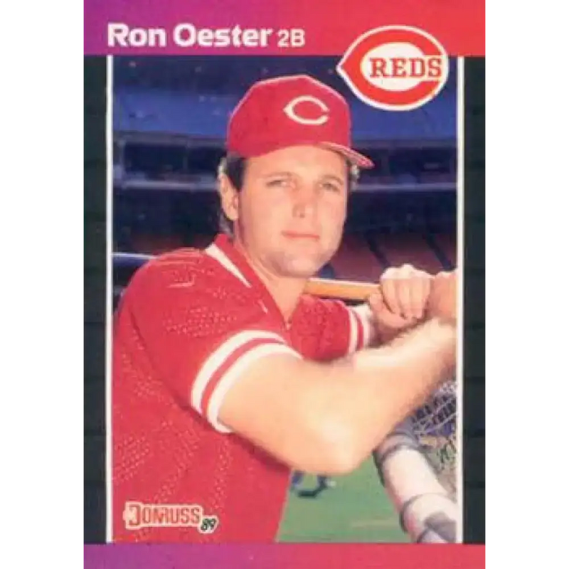 1989 Donruss #553 Ron Oester DP NM-MT Cincinnati Reds Baseball Card - Baseball Card Single