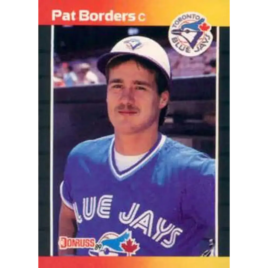 1989 Donruss #560 Pat Borders DP NM-MT RC Rookie Toronto Blue Jays Baseball Card