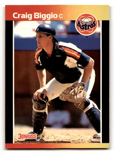 1989 Donruss #561 Craig Biggio NM-MT RC Rookie Astros ID:58505