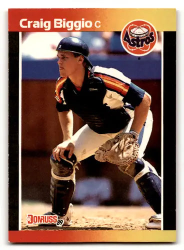 1989 Donruss #561 Craig Biggio NM Near Mint RC Rookie Astros ID:58507 - Baseball Card Single