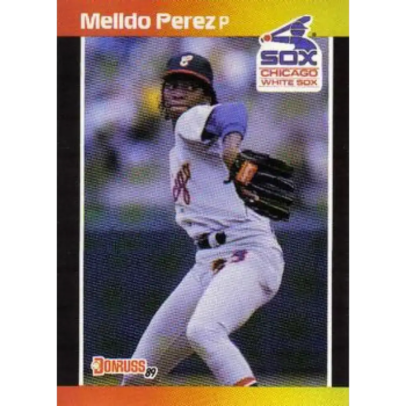 1989 Donruss #58 Melido Perez NM-MT Chicago White Sox Baseball Card - Baseball Card Single