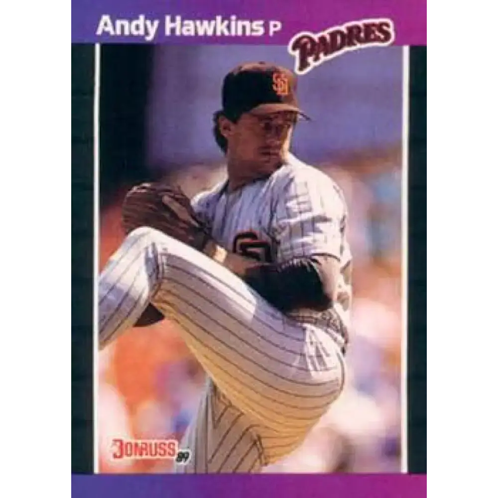 1989 Donruss #583 Andy Hawkins DP NM-MT San Diego Padres Baseball Card - Baseball Card Single