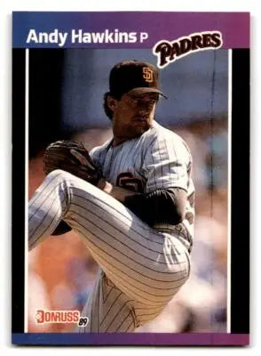 1989 Donruss Andy Hawkins baseball card 583b Andy Hawkins collectible product
