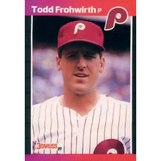 1989 Donruss #587 Todd Frohwirth DP NM-MT Philadelphia Phillies Baseball Card