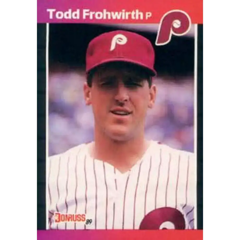 1989 Donruss #587 Todd Frohwirth DP NM-MT Philadelphia Phillies Baseball Card - Baseball Card Single