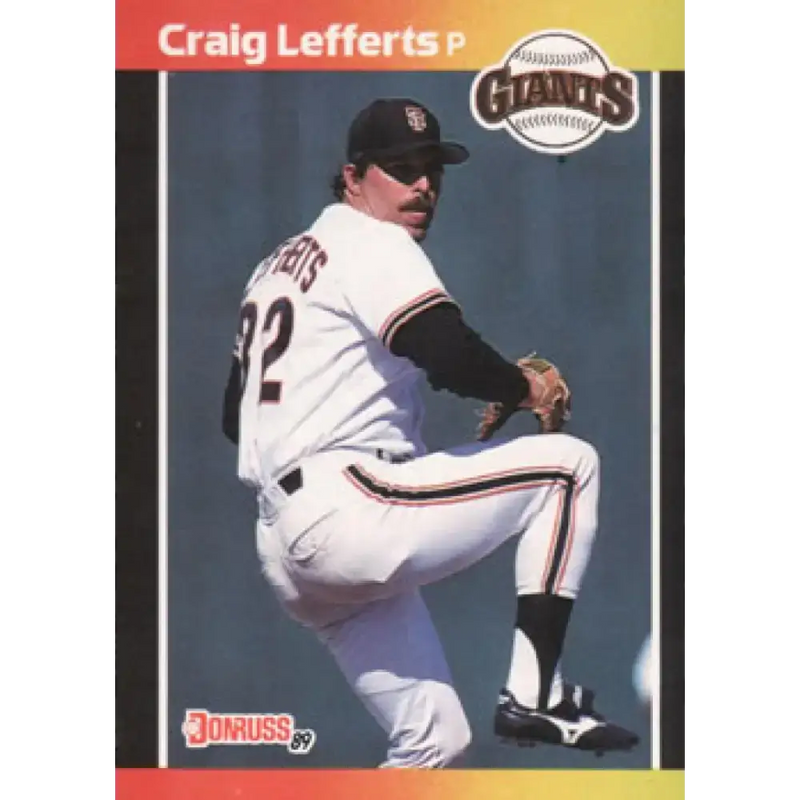1989 Donruss #59 Craig Lefferts NM-MT San Francisco Giants Baseball Card - Baseball Card Single