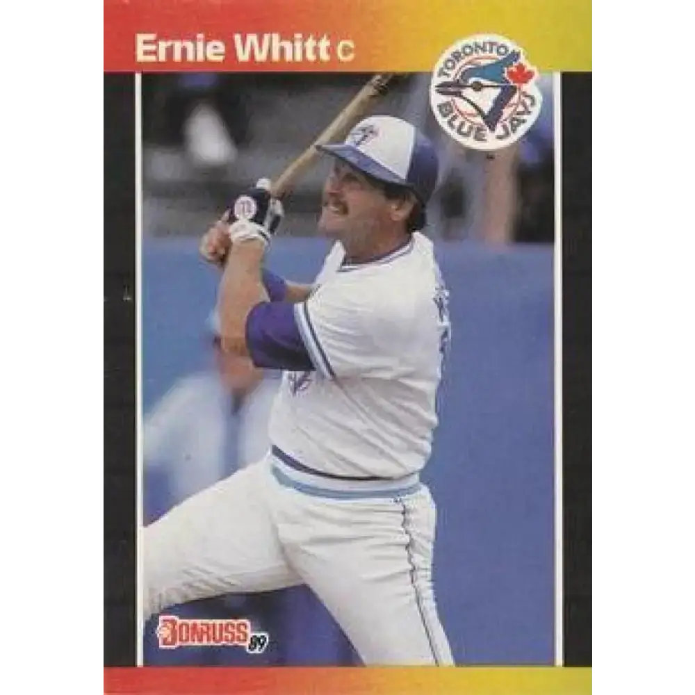 1989 Donruss #591 Ernie Whitt DP NM-MT Toronto Blue Jays Baseball Card - Baseball Card Single