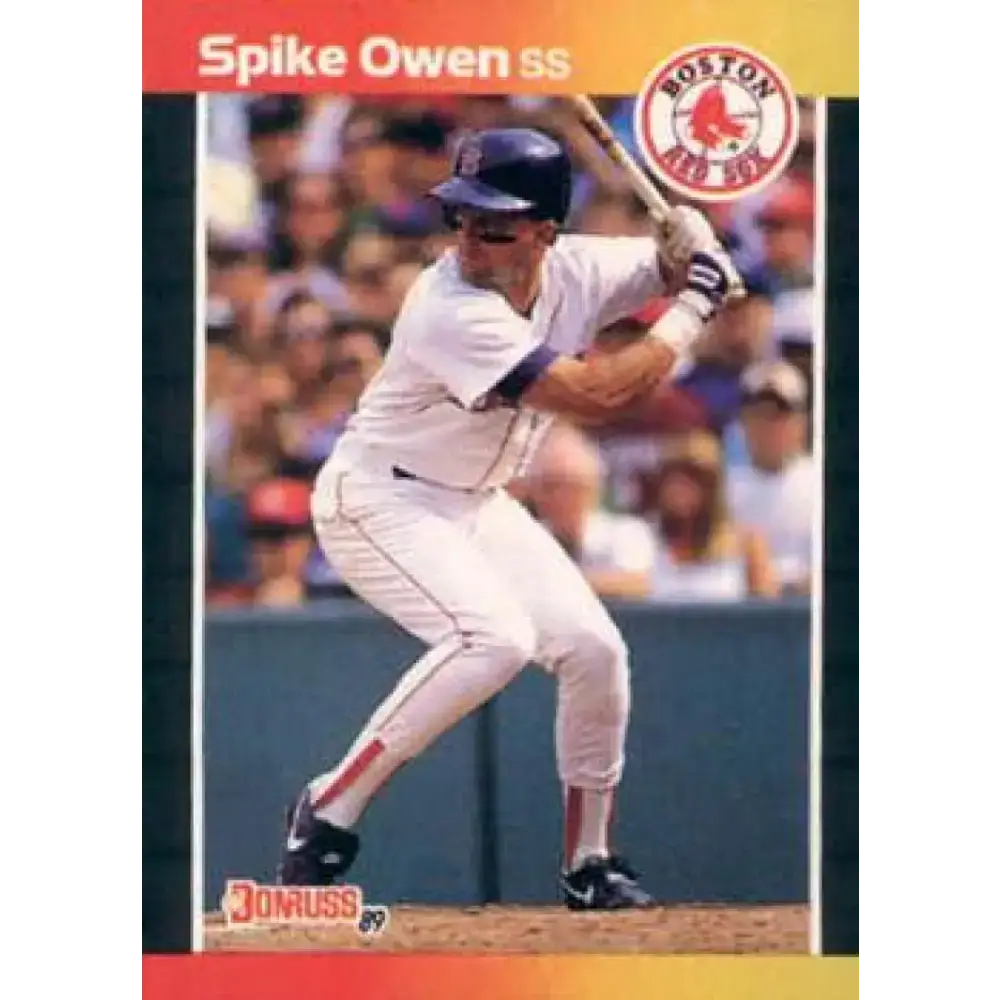 1989 Donruss #593 Spike Owen DP NM-MT Boston Red Sox Baseball Card