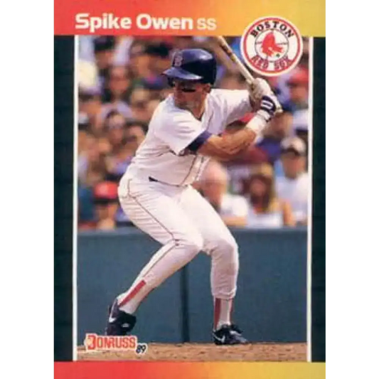 1989 Donruss #593 Spike Owen DP NM-MT Boston Red Sox Baseball Card