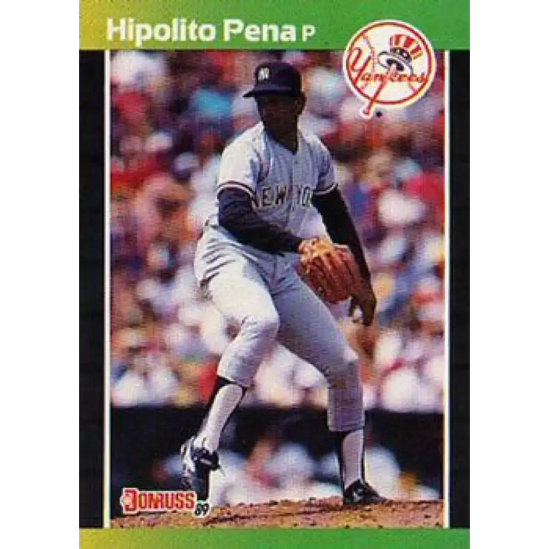 1989 Donruss #598 Hipolito Pena DP NM-MT New York Yankees Baseball Card - Baseball Card Single