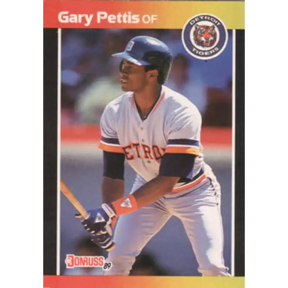 1989 Donruss #60 Gary Pettis NM-MT Detroit Tigers Baseball Card - Baseball Card Single