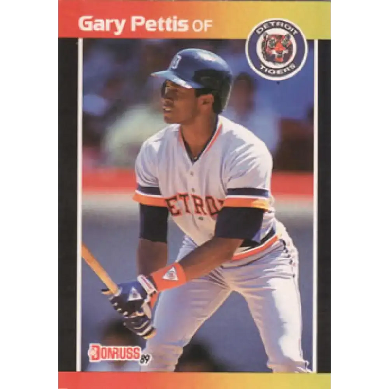 1989 Donruss #60 Gary Pettis NM-MT Detroit Tigers Baseball Card - Baseball Card Single