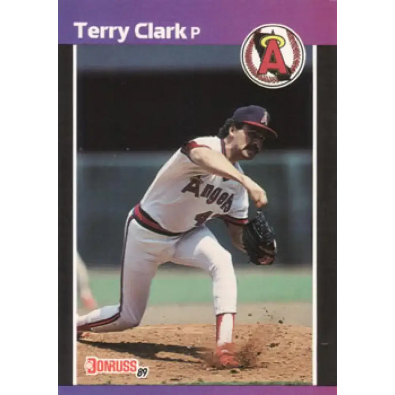 1989 Donruss #607 Terry Clark DP NM-MT RC Rookie California Angels Baseball Card - Baseball Card Single