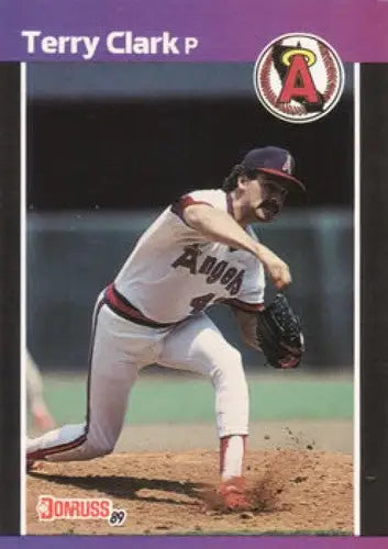 1989 Donruss #607 Terry Clark NM Near Mint RC Rookie Angels DP ID:81468 - Baseball Card Single
