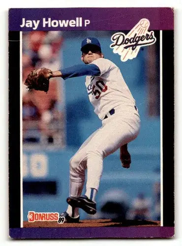 1989 Donruss #610 Jay Howell Los Angeles Dodgers Baseball Cards EX E ID:56245 - Baseball Card Single