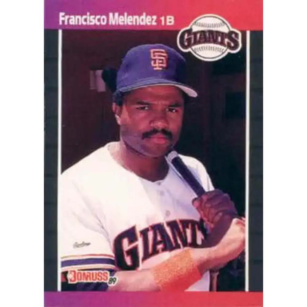 1989 Donruss #611 Francisco Melendez NM-MT RC Rookie San Francisco Giants Baseball Card