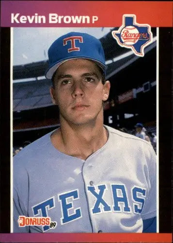 1989 Donruss #613 Kevin Brown NM Near Mint Rangers DP - Baseball Card Single