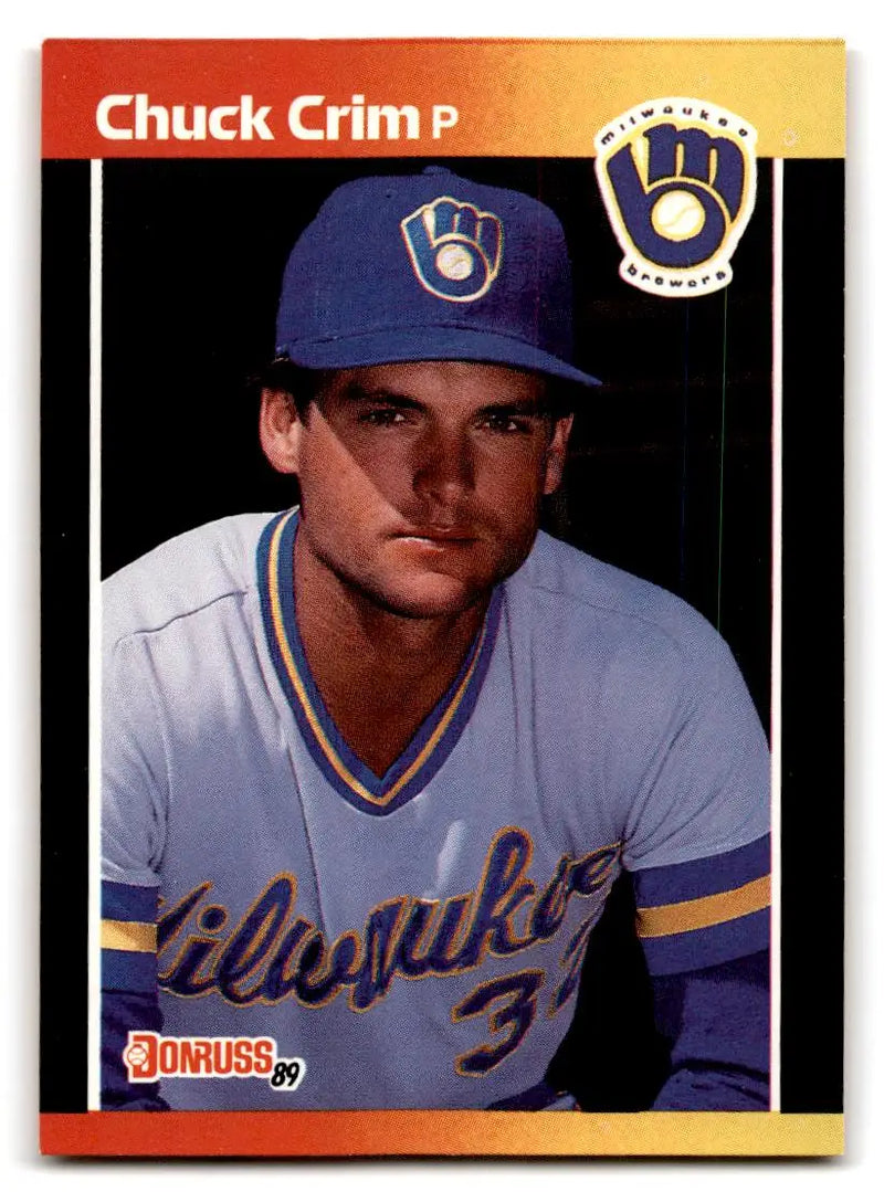 1989 Donruss #617a Chuck Crim - Baseball Card Single