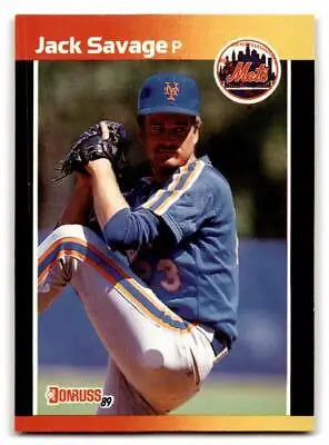 Jack Savage baseball card from 1989 Donruss #618 trading cards collection