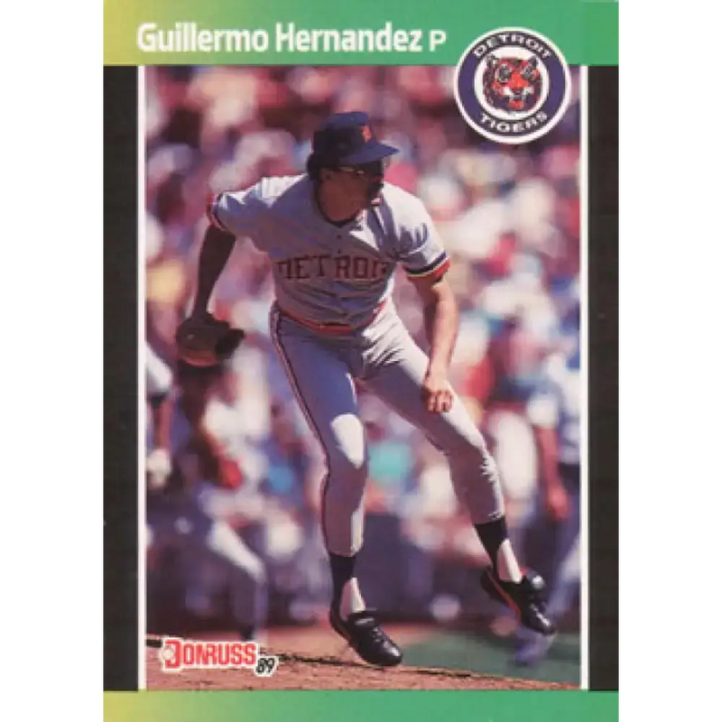 1989 Donruss #62 Guillermo Hernandez NM-MT Detroit Tigers Baseball Card - Baseball Card Single