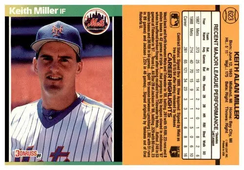 1989 Donruss #623 Keith Miller ID:45468 - Baseball Card Single