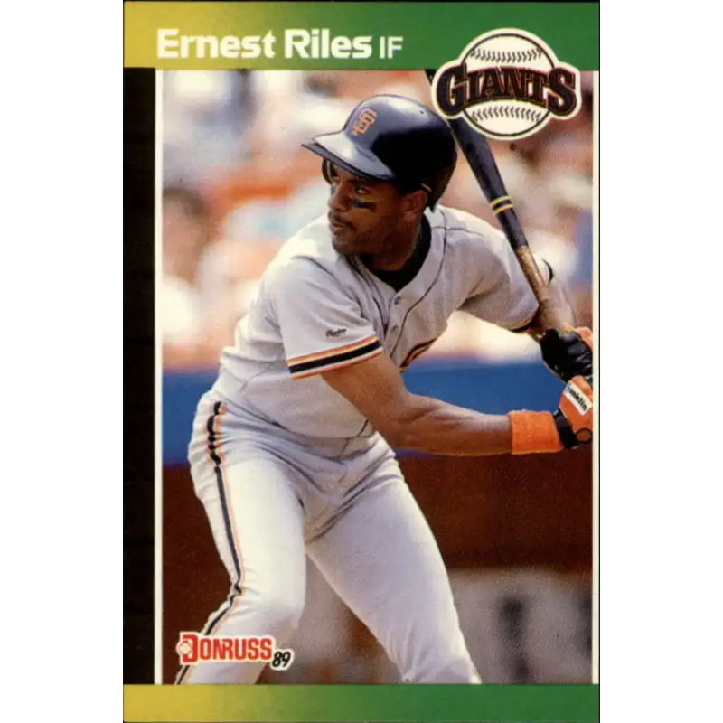 1989 Donruss #625 Ernest Riles DP NM-MT San Francisco Giants Baseball Card - Baseball Card Single