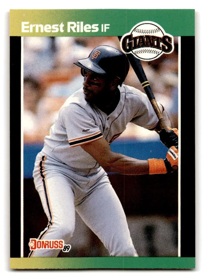 1989 Donruss #625b Ernest Riles - Baseball Card Single