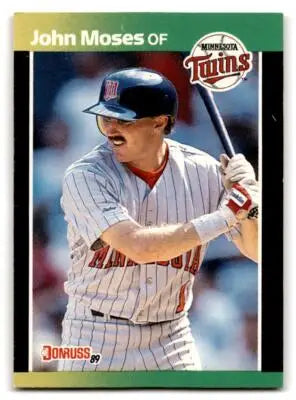1989 Donruss John Moses baseball card 626b John Moses collectible product
