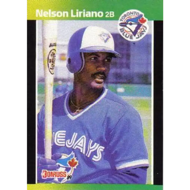 1989 Donruss #627 Nelson Liriano DP NM-MT Toronto Blue Jays Baseball Card - Baseball Card Single