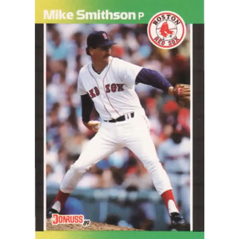 1989 Donruss #628 Mike Smithson DP NM-MT Boston Red Sox Baseball Card - Baseball Card Single