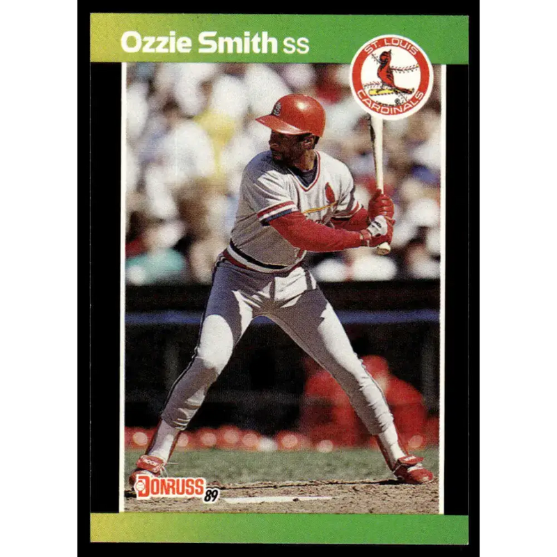 1989 Donruss #63 Ozzie Smith EX/NM St. Louis Cardinals Baseball Card - Baseball Card Single