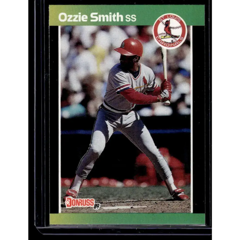 1989 Donruss #63 Ozzie Smith St. Louis Cardinals NM-MT Baseball Card - Baseball Card Single