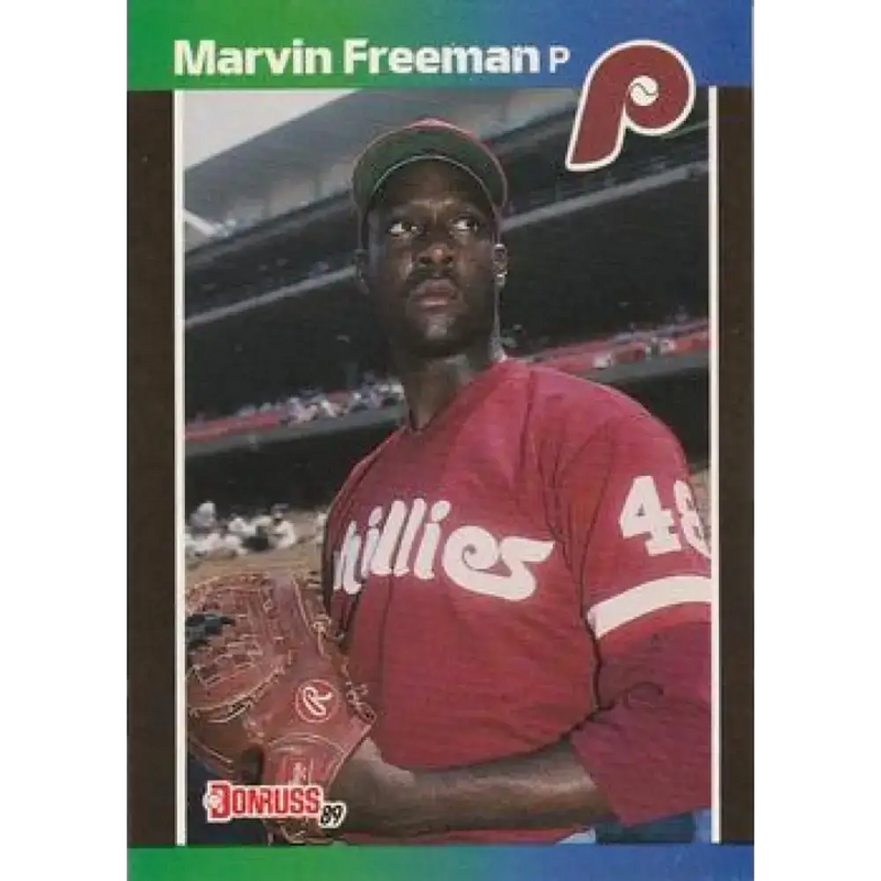 1989 Donruss #631 Marvin Freeman DP NM-MT Philadelphia Phillies Baseball Card - Baseball Card Single