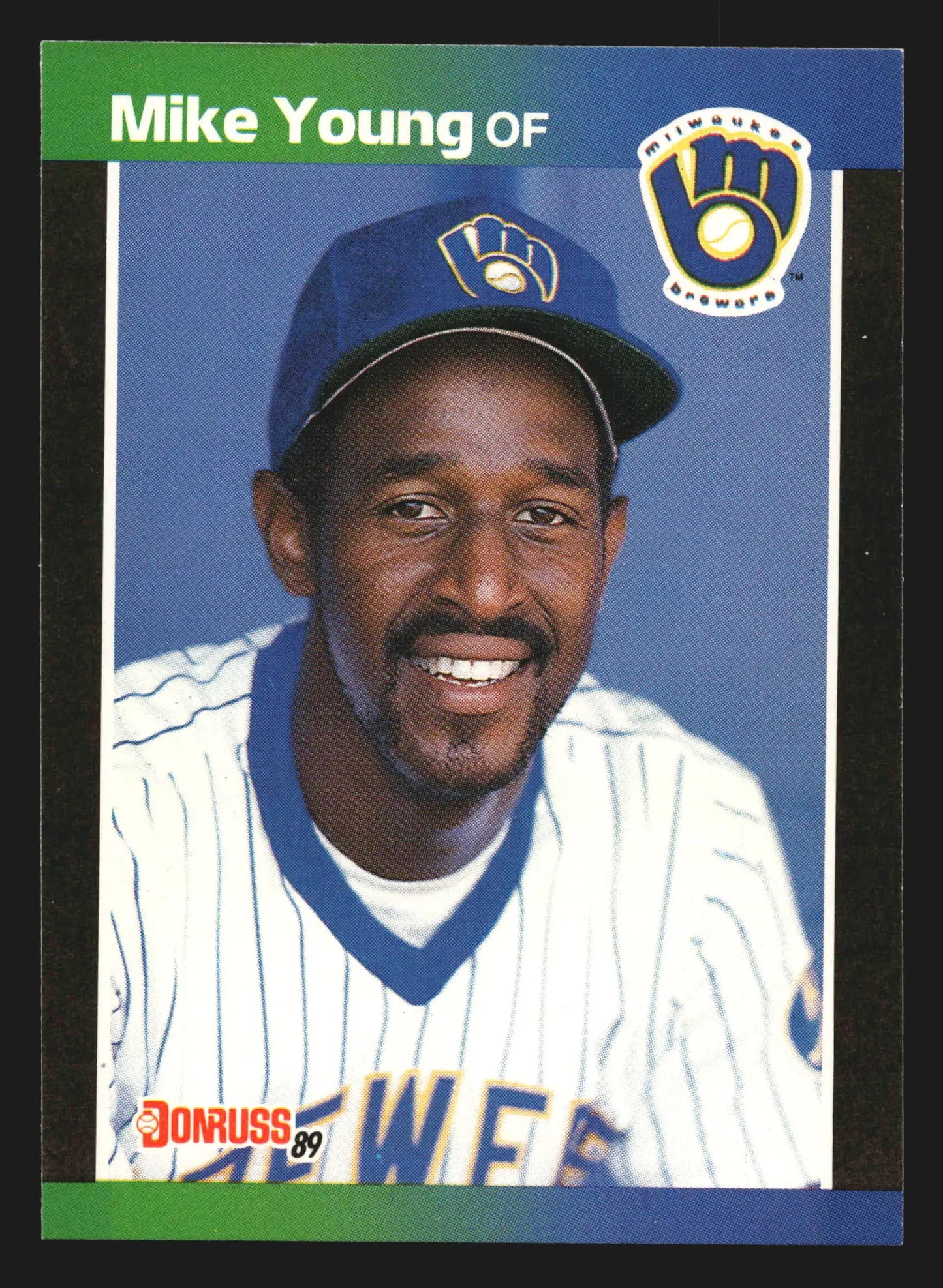 1989 Donruss #632 Mike Young Milwaukee Brewers - Baseball Card Single