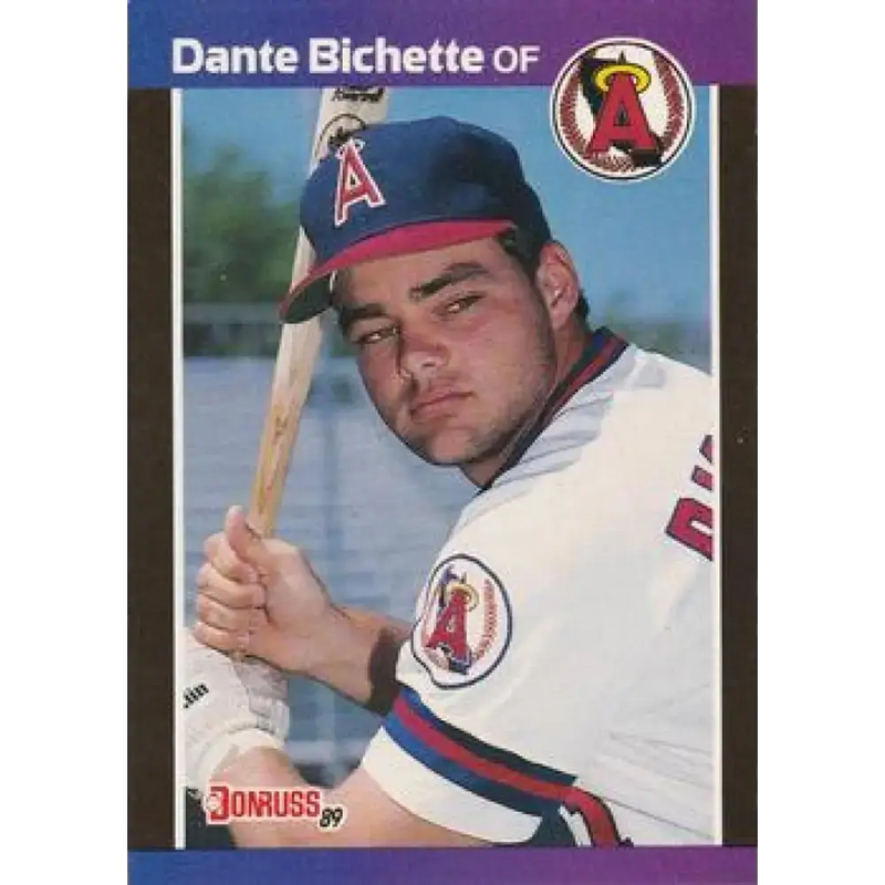 1989 Donruss #634 Dante Bichette NM-MT RC Rookie California Angels Baseball Card - Baseball Card Single