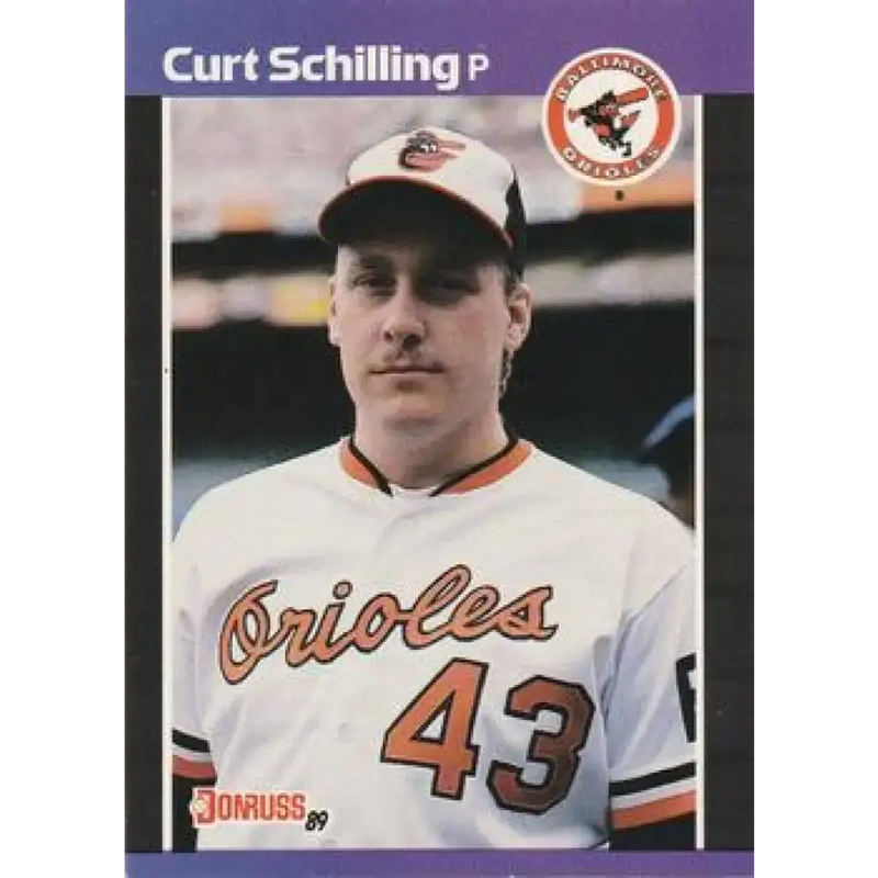 1989 Donruss #635 Curt Schilling DP NM-MT RC Rookie Baltimore Orioles Baseball Card - Baseball Card Single
